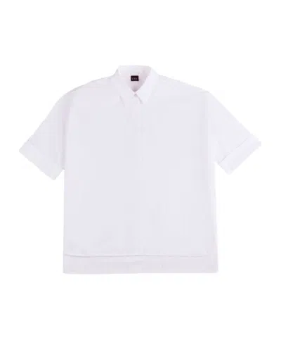 Fay Short-sleeved Polo Shirt In White