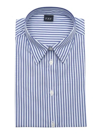FAY SHORT-SLEEVED STRIPED SHIRT
