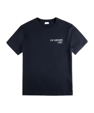 Fay Short-sleeved T-shirt In Black