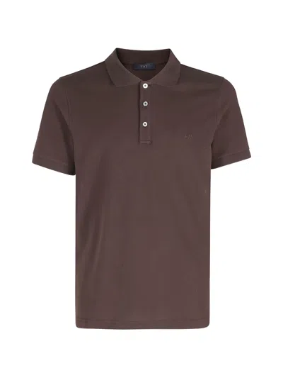 Fay Short-sleeves Polo Shirt In Brown