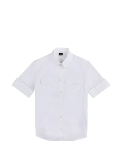 Fay Short-sleeves Shirt In White
