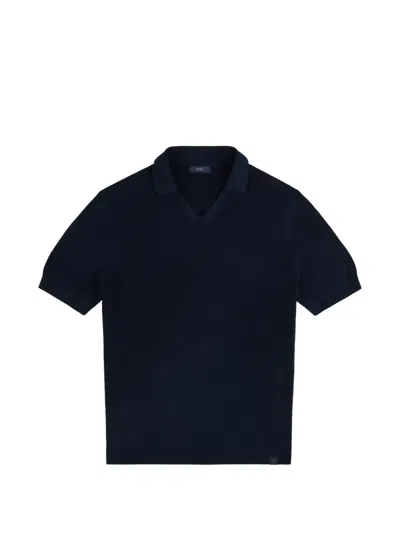 Fay Short-sleeves T-shirt In Blue