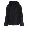Fay Short Water-repellent Technical Poplin Parka With Hood