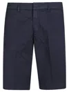 Fay Chino Slim Short In Blue