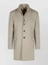 Fay 'easy' Beige Polyamide Coat In Gray