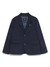 Fay Single-breasted Blazer In Blue
