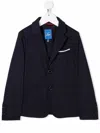 Fay Single Breasted Blazer In Blue