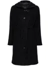 Fay Single-breasted Coat In Blue