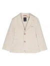 Fay Single-breasted Tailored Blazer In Neutrals