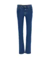 Fay Skinny Fit Stone-washed Denim Jeans In Blue