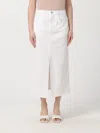 FAY SKIRT FAY WOMAN COLOR IVORY,F29988044