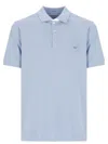 Fay Light Blue Polo In Blue