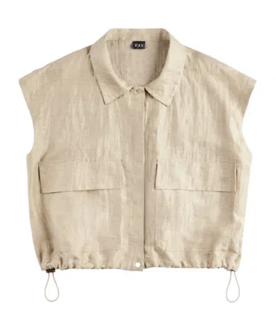 FAY CROPPED SHIRT