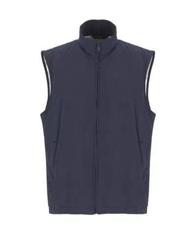 Fay Sleeveless Vest In Blue