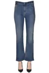 Fay Indigo Cotton Denim Jeans In Denim