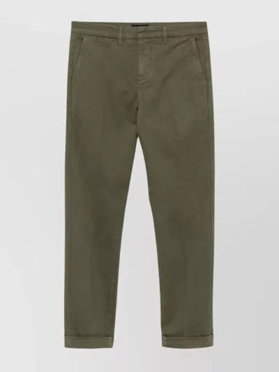FAY SLIM FIT GABARDINE TROUSERS