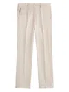 Fay Rolled-hem Button-fastening Shorts With Welt Pockets In Gray