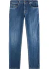 Fay Cotton Denim Jeans In Blue