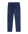Fay Slim Pants In Gabardine In Blue