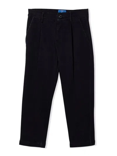 Fay Slouchy Trousers For Boys In Blue
