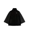 Fay Jacket With Front Pockets And High Collar In Black