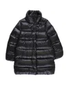 Fay Stand-up Collar Padded Coat In Black