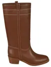 FAY STITCHED FITTED BOOTS