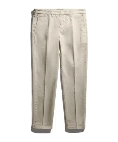 Fay Straight-leg Cotton Chinos In Nude