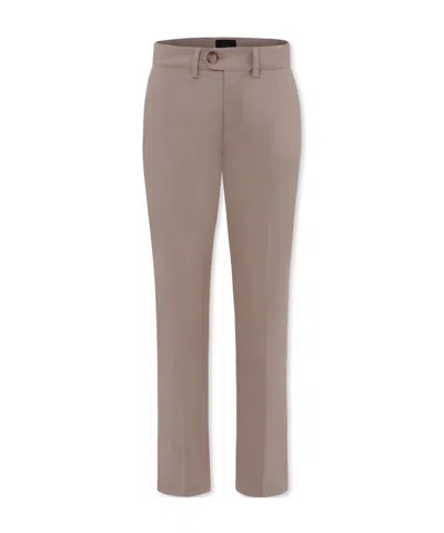 Fay Straight-leg Trousers In Brown
