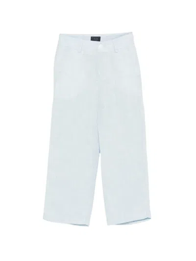 Fay Kids' Straight-leg Trousers In Blue