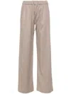 Fay Straight-leg Trousers In Brown