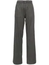 Fay Straight-leg Trousers In Grey