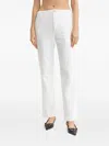 Fay Straight-leg Trousers In White