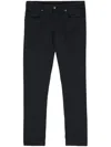 Fay Five-pocket Slim-cut Trousers In Blue