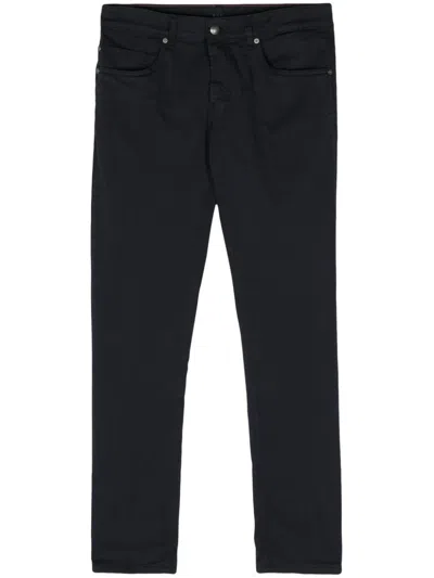 Fay Five-pocket Slim-cut Trousers In Blue