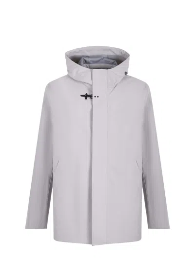 Fay Stretch Nylon Jacket In Blue