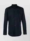 Fay Stretch Shirt French Neck In Multi