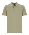 Fay Polo Collar With Short Side Slits In Nude