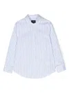 Fay Stripe-print Cotton Shirt In Weiss
