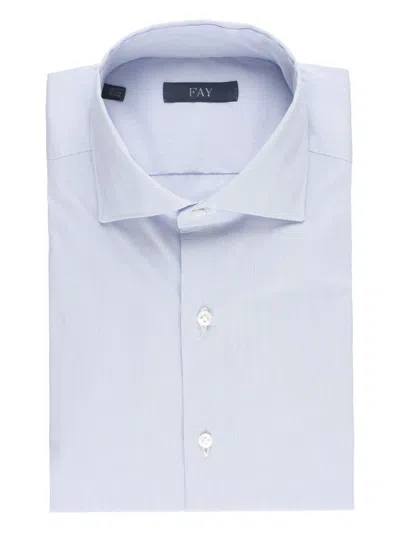 FAY STRIPED BUTTON-DOWN SHIRT