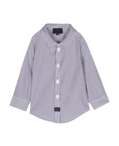 Fay Striped Cotton Shirt In White