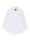 Fay Striped Embroidered-logo Shirt In Multi