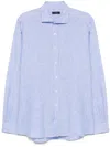 Fay Striped Shirt In Blue