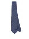 Fay Striped Tie In Blue
