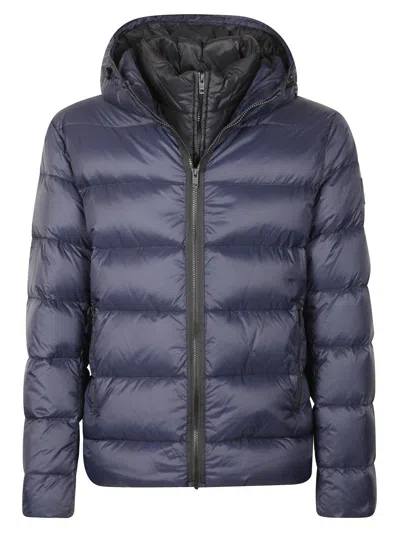 Fay Structured Blue Jacket With Timeless Design