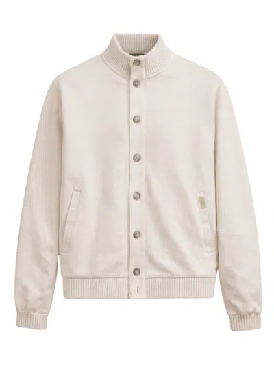 Fay Stylish Mini Pullover For Men In White