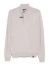 Fay Regular-fit. Fin. 5 Maglia In Lana Rasata Con Gancio. Sweater In Pink