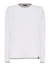 Fay Cotton Sweatshirt In White
