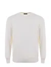 Fay Suéter Cuello Redondo - Crema