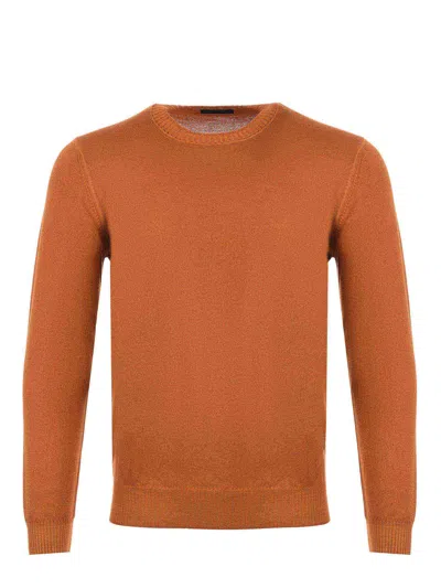 Fay Sweater In Orange